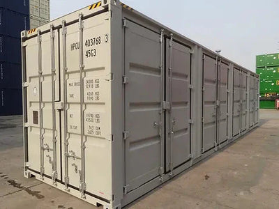 CONTENEDOR MARITIMO DE 40 PIES HC CON 4 PUERTAS LATERALES - SEMINUEVO