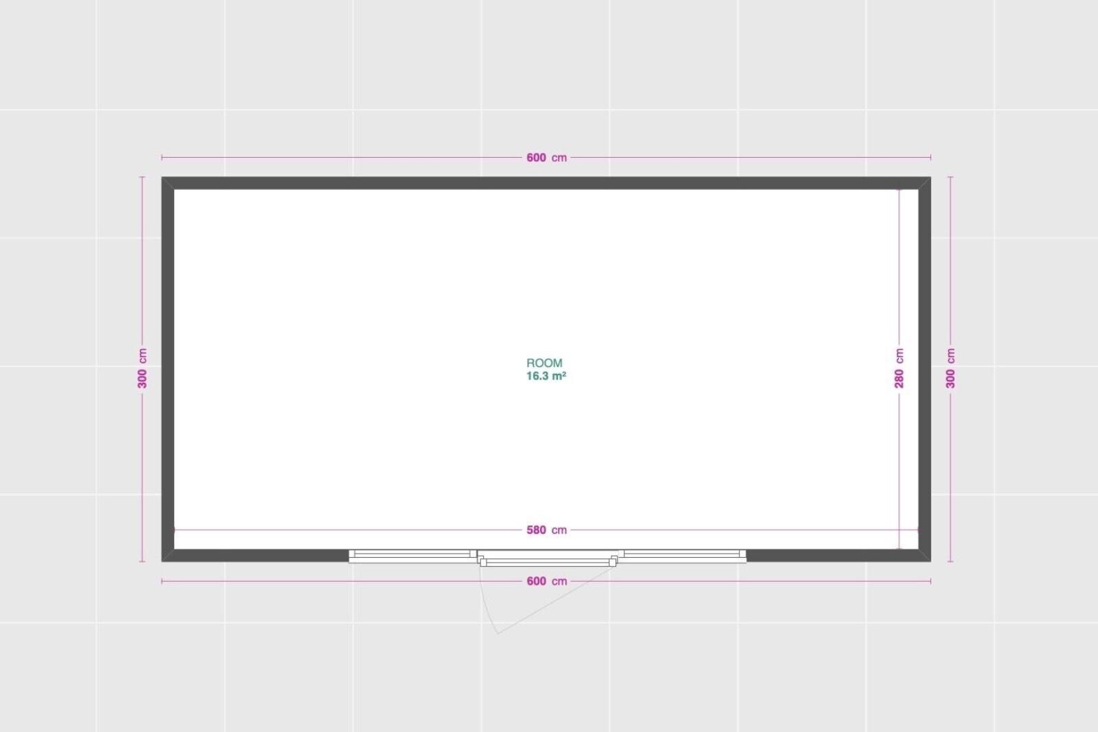 CONTENEDOR DE OFICINA 6x3M
